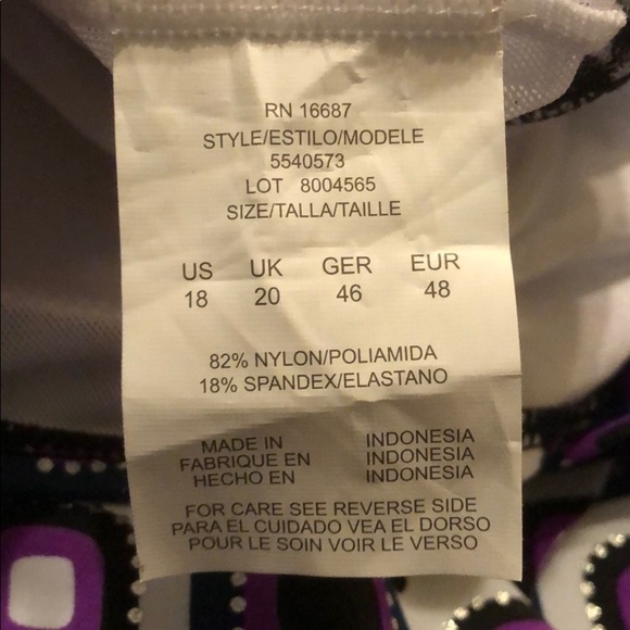 SWIM Solutions Jewels Tummy Control One Piece - Picture 7 of 7